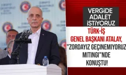 TÜRK-İŞ Genel Başkanı Atalay, "Zordayız Geçinemiyoruz Mitingi"nde konuştu! Asgari ücret için açtı ağzını yumdu gözünü...