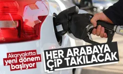 Akaryakıtta yeni dönem başlıyor: Araçlara çip takılacak!