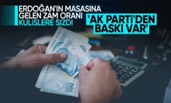 Cumhurbaşkanı Erdoğan'ın masasına gelen asgari ücret zam oranı kulislere yansıdı