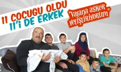 Niğde'de 10 erkek çocuğu olan babanın kız olmasını umduğu 11. çocuğu da erkek oldu: Vatana asker yetiştiriyorum