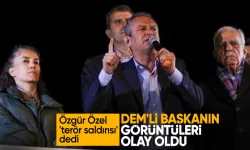 Özgür Özel 'Terör saldırısı' dedi: DEM'li başkan Devrim Demir dişlerini sıktı