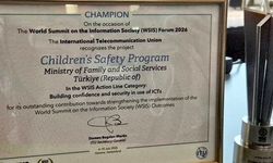 Aile Bakanlığının Çocuklar Güvende uygulamasına uluslararası ödül