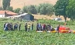 Ankara'da eğitim helikopteri düştü!
