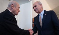 TBMM Başkanı Numan Kurtulmuş, Siyasi Parti Turu Kapsamında Devlet Bahçeli ile Görüştü