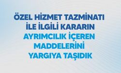 Tüm Memurları İlgilendiriyor! “Özel Hizmet Tazminatı” Yargıya Taşındı