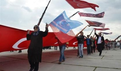 MHP'nin Yenikapı mitinginden kareler