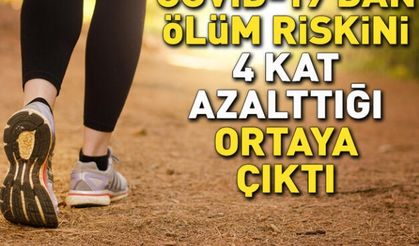 Covid-19'dan ölüm riskini 4 kat azalttığı ortaya çıktı!