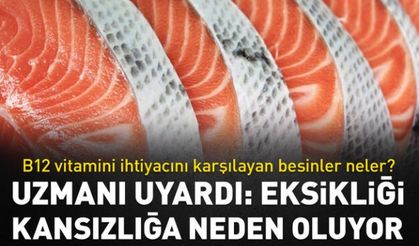 B12 vitamini eksikliği kansızlığa neden oluyor! İşte B12 vitamini ihtiyacını karşılayan besinler..