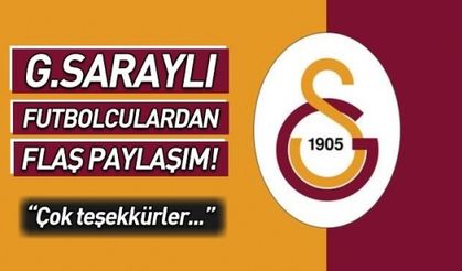 Schalke maçı öncesi Galatasaraylı futbolcular bunu paylaştı