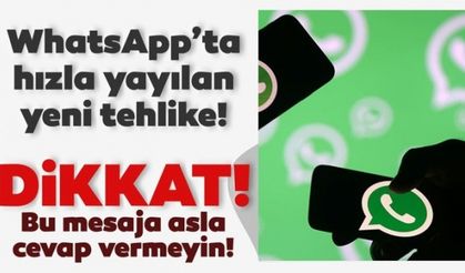 WhatsApp'tan gelen bu mesaja cevap vermeyin! WhatsApp hesabınız başkasının eline geçebilir! Aman dikkat!