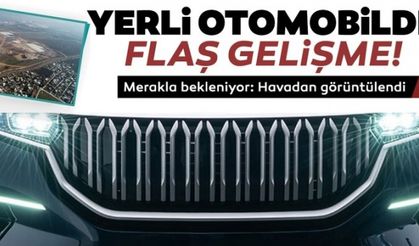 Yerli otomobil TOGG'un fabrikasında çalışmalar sürüyor! Son durum havadan görüntülendi