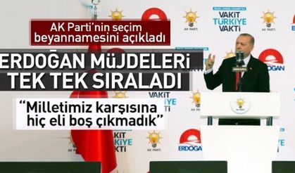 İşte AK Parti'nin seçim beyannamesinin tam metni