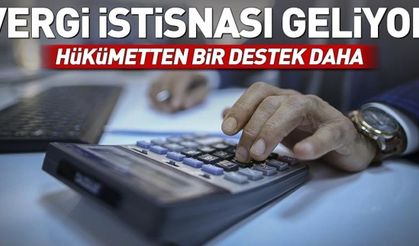 Hükümetten vergi istisnası kararı! Ekonomiye büyük destek .