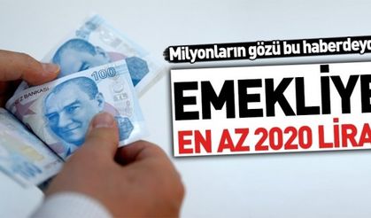 Milyonlarca emekliyi heyecanlandıran haber! "En düşük emekli maaşı 2020 TL olacak"