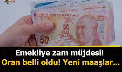 Emekliye zam müjdesi! Oran belli oldu! Yeni maaşlar...