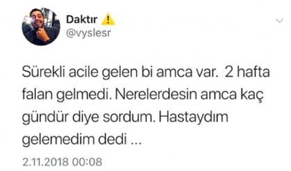 HASTALARIYLA YAŞADIĞI İLGİNÇ ANLARI PAYLAŞAN BİRBİRİNDEN KOMİK DOKTORLAR