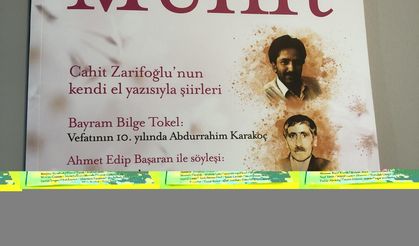 Cahit Zarifoğlu'nun kendi el yazısı şiirleri, Muhit'te okurlarla buluştu