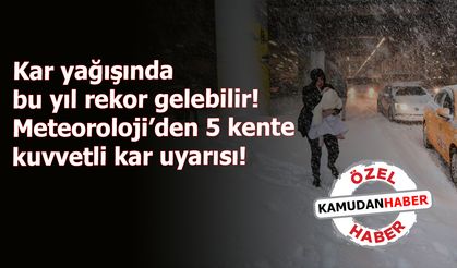 Lapa Lapa kar geliyor! O illere kritik uyarı geldi...