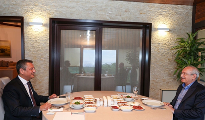 Özgür Özel ve Kemal Kılıçdaroğlu, birlikte yemek yedi