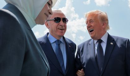 Donald Trump Türkiye'de Cumhurbaşkan Erdoğan Trump'ı karşıladığı anlar... Video Haber