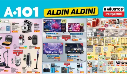 A101 6 Ağustos 2026 Perşembe Aktüel Ürünler Kataloğu