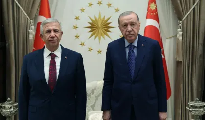 Erdoğan ile Mansur Yavaş Beştepe'de görüştü, açıklama geldi