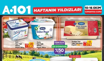 A101 1 Yüzde 50 İndirimli 10 Ekim 2026 Cumartesi Aktüel Ürünler Kataloğu Yayımda!