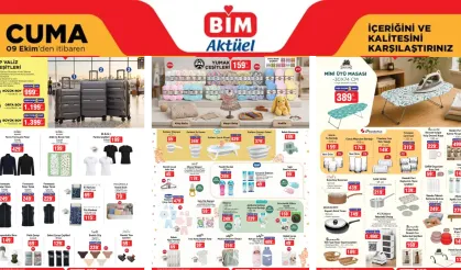 BİM 9 Ekim 2026 Cuma Aktüel Ürünler Kataloğu Yayımda!