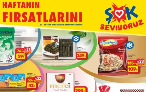 ŞOK 2 Eylül 2026 Çarşamba Fırsatları Aktüel Ürünler Kataloğu Yayımda! Çarşambadan İtibaren...