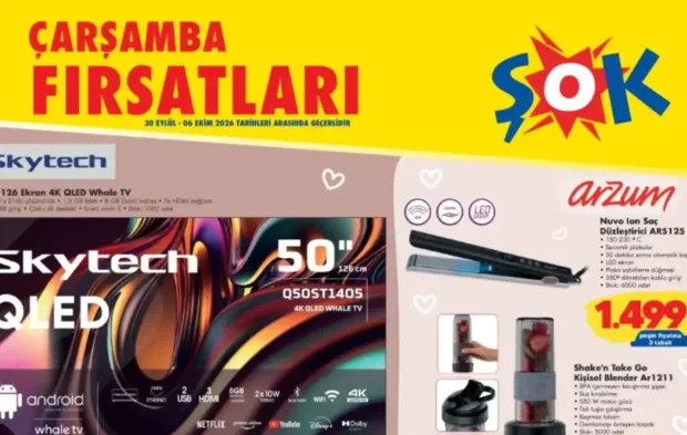 ŞOK 30 Eylül 2026 Çarşamba Fırsatları Aktüel Ürünler Kataloğu Yayımda!