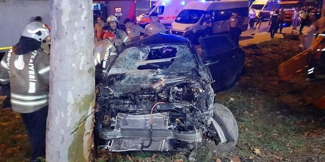 TEM'de korkunç kaza! 5 kişi öldü 1 kişi yaralandı