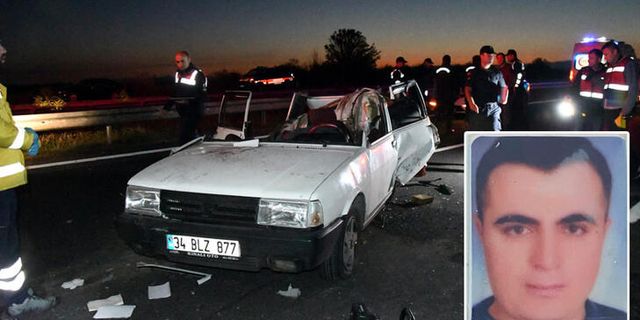 Tekirdağ'da korkunç kaza: 1 ölü, 5 yaralı
