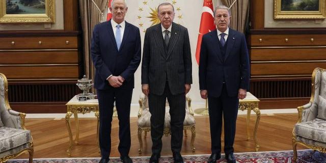 Cumhurbaşkanı Erdoğan, İsrail Savunma Bakanı ile Görüştü