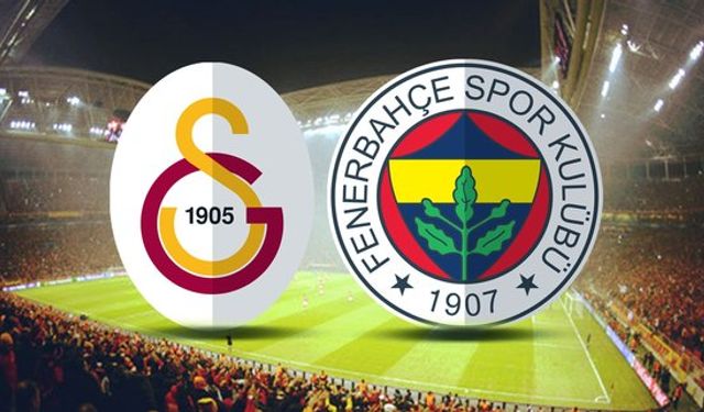 TFF duyurdu: Galatasaray - Fenerbahçe karşılaşmasının tarih ve saati açıklandı