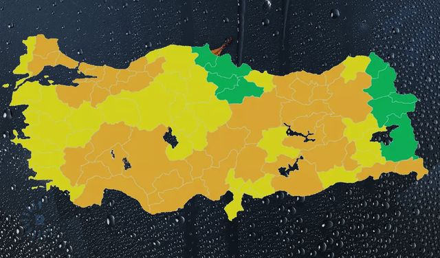 AFAD'dan Pazartesi Günü 31 İl İçin Meteorolojik Uyarı! İşte o illerimiz...