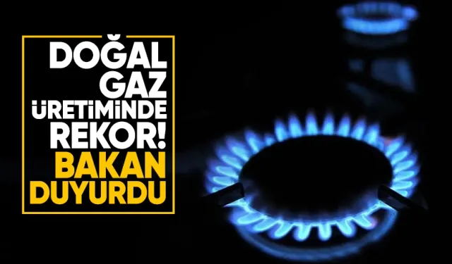 Doğal gaz üretiminde rekor: Günlük 5 milyon metreküpe ulaştı