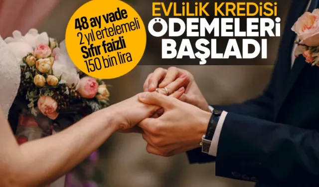 2 Yıl Geri Ödemesiz 150 Bin Lira Faizsiz Kredi | Evlilik Desteği Ödemeleri Başladı