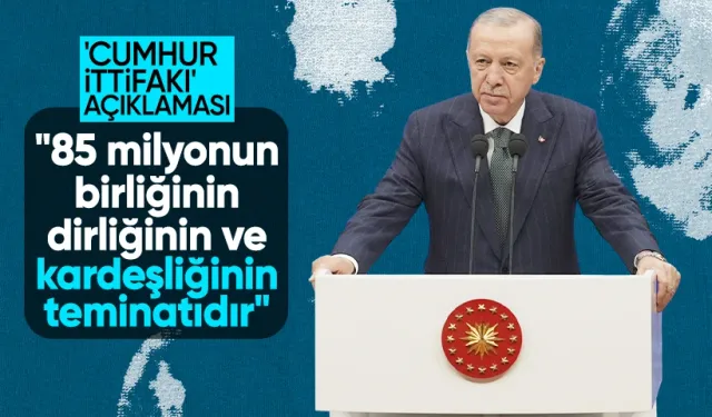 Cumhurbaşkanı Erdoğan'dan Cumhur İttifakı Açıklaması: "Daha Sıkı Kenetleneceğiz"