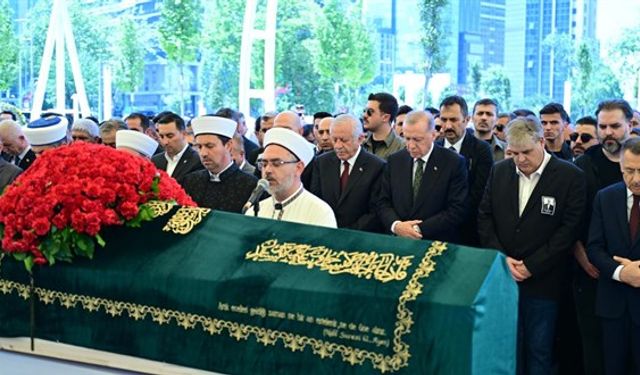 Cumhurbaşkanı Erdoğan, Özer Uçuran Çiller'in Cenazesine Katıldı