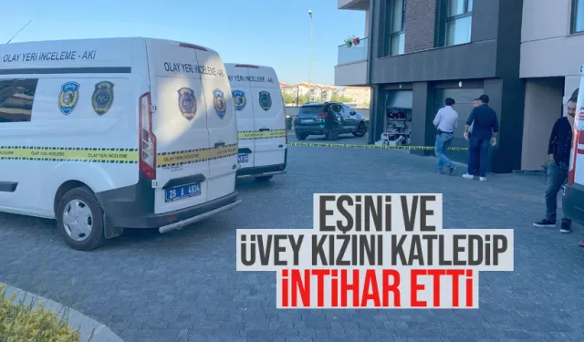 Eskişehir'de Dehşet: Eşini ve Üvey Kızını Öldürüp İntihar Etti