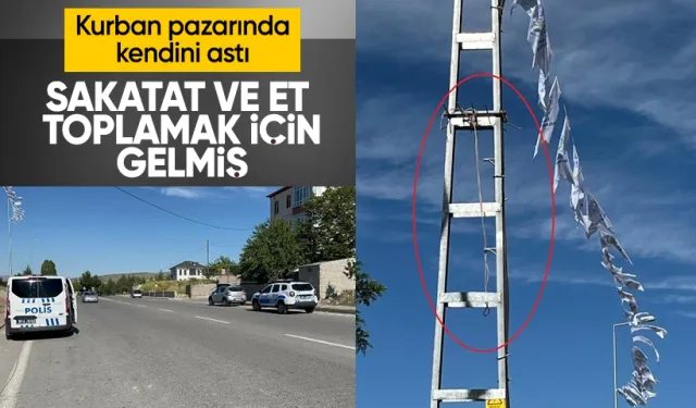 Kayseri'de Kurban Pazarında Zabıta ile Tartışan Vatandaş Kendini Astı