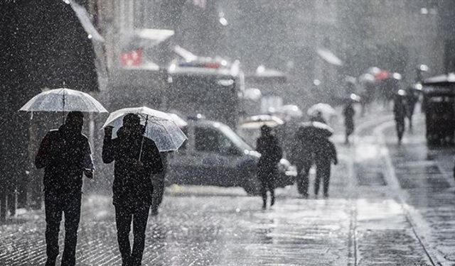 Meteorolojiden İl İl 'Sağanak Yağış' Uyarısı