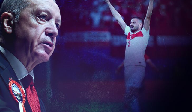 Cumhurbaşkanı Erdoğan'dan UEFA'ya Merih Demiral tepkisi