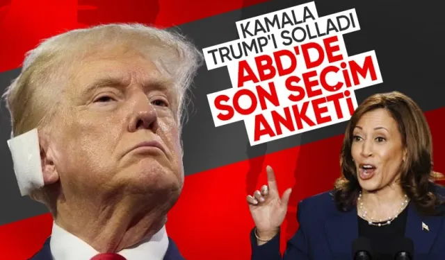 ABD'de Son Seçim Anketi: Kamala Harris, Trump'ın Önünde