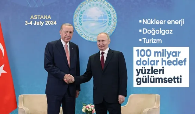 Astana'da Kritik Zirve! Cumhurbaşkanı Erdoğan ve Putin Bir Araya Geldi