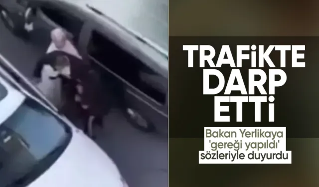 Bağcılar'da trafikte tartıştığı sürücüyü darp eden kişi gözaltına alındı