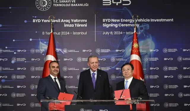 Cumhurbaşkanı Erdoğan, BYD Yönetim Kurulu'nu Kabul Etti: Türkiye'de 1 Milyar Dolarlık Yatırım Anlaşması İmzalandı!