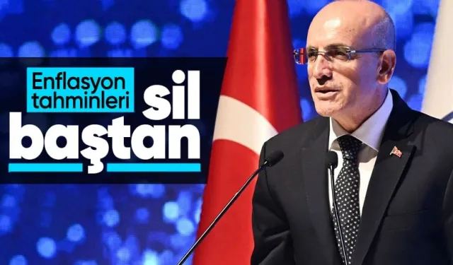 Enflasyon tahminleri sil baştan! Bakan Mehmet Şimşek'ten açıklama!