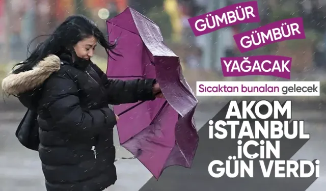 İstanbullular yaşadı! Sağanak yağış geliyor