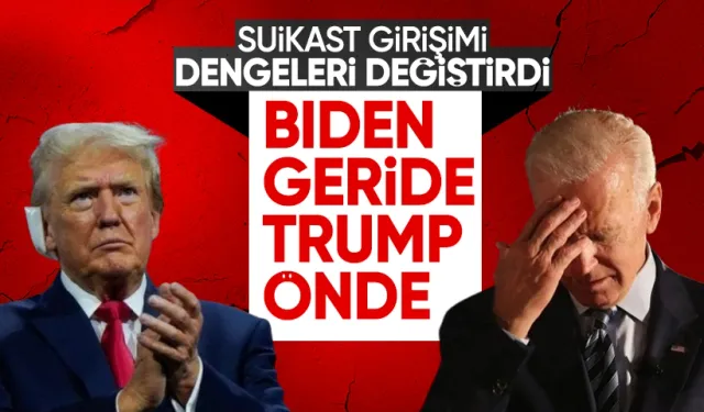 Suikast Trump'ın Oylarını Arttırdı! Biden Geriye Düştü